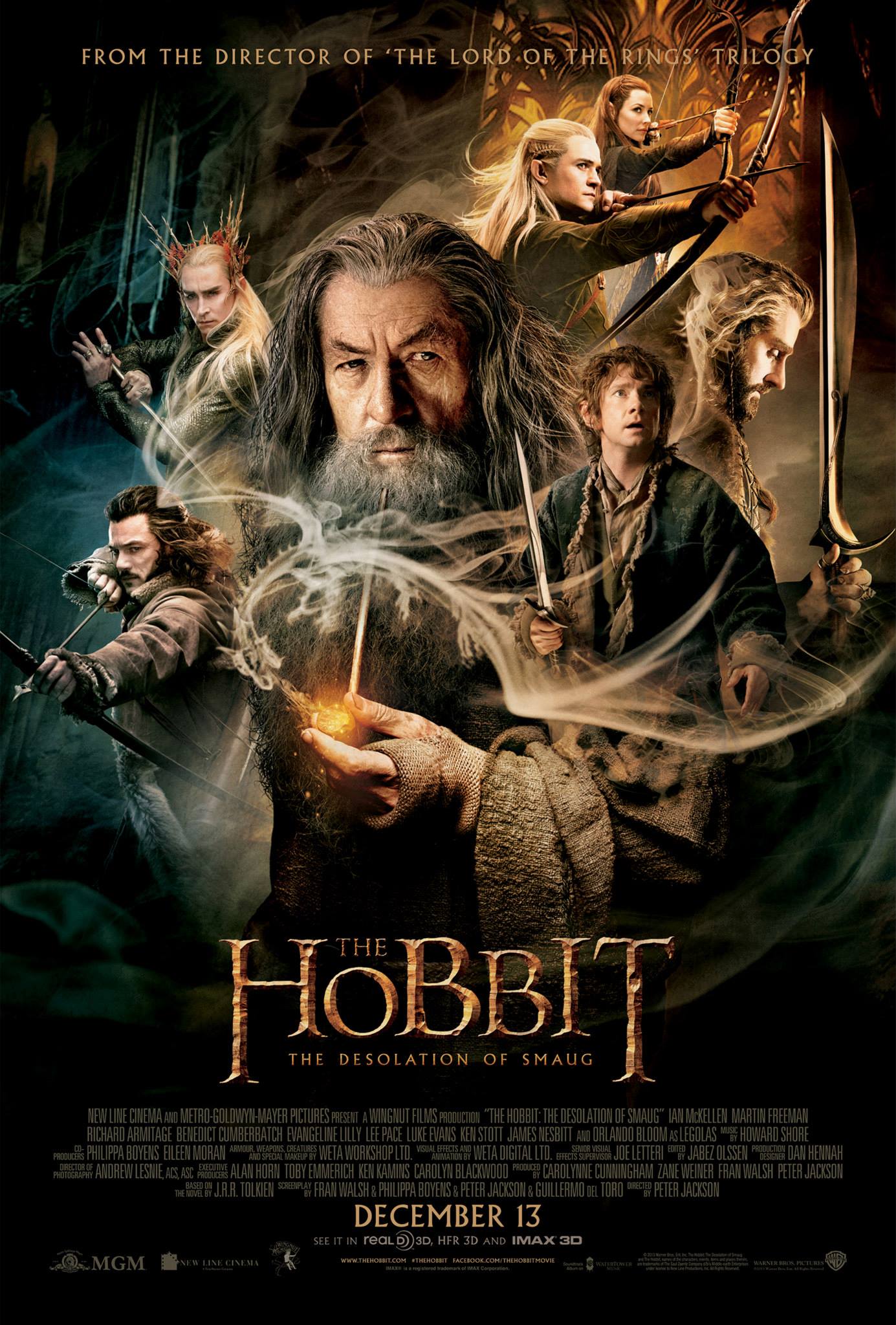 The Hobbit: the Desolation of Smaug (2013) film poster